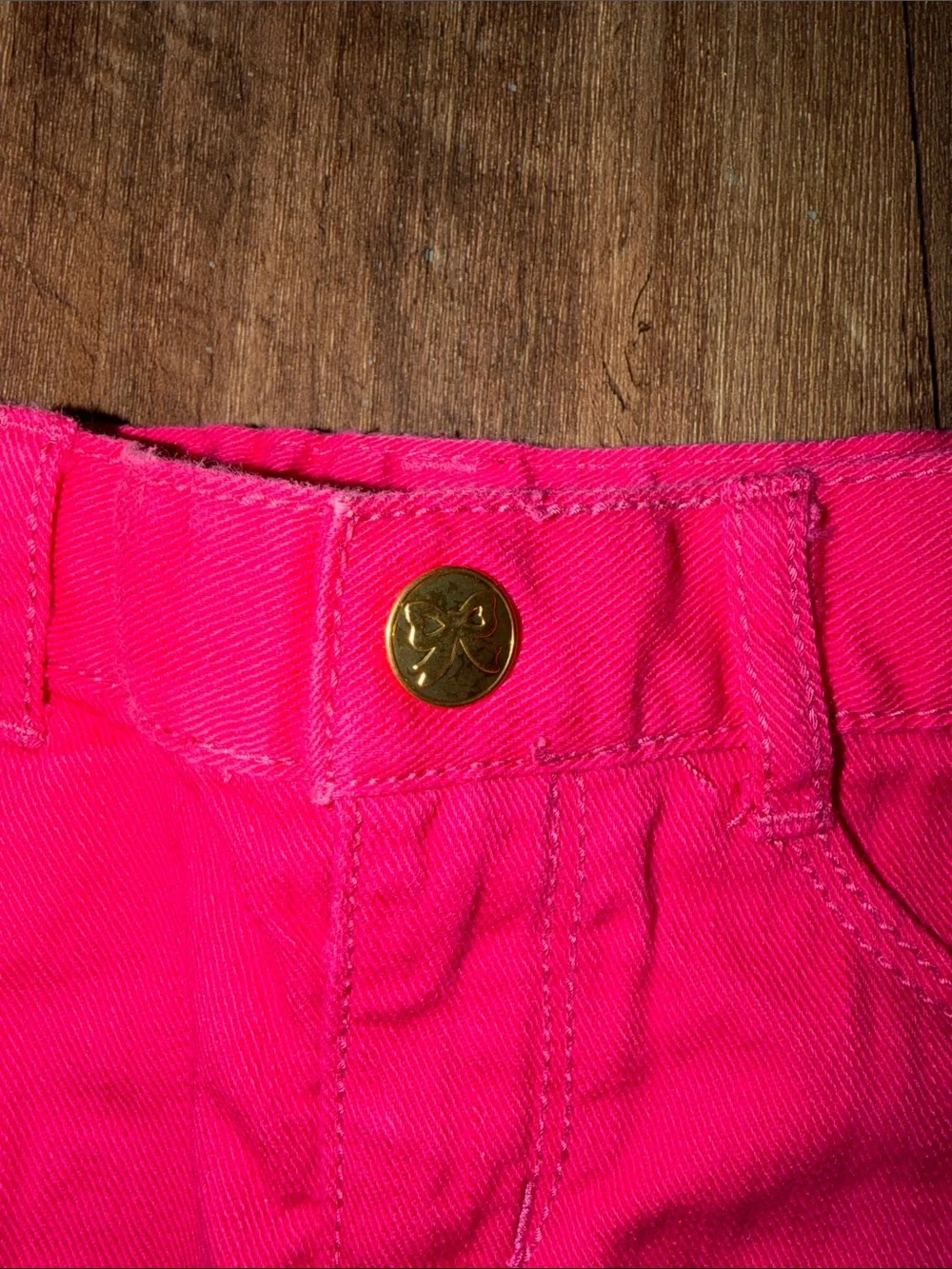 Gymboree Girls Pink Denim Skirt size: 5 Barbie Core
